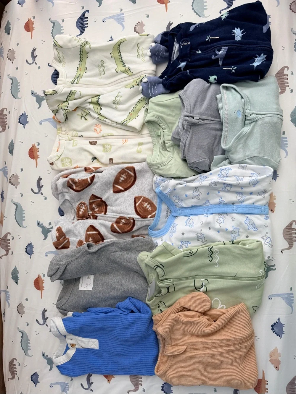Mixed Baby Sleepers Bundle - 0-3 months